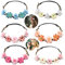 Norhogo Blumenkranz Blume Krone Stirnband blumenkranz haare, 8 Stück blumenkranz, blumenkranz haare oktoberfest, Damen Mädchen für Festival Party Hochzeit Strand Geburtstag
