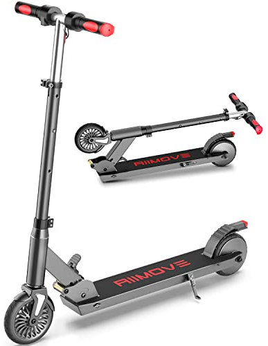 ALLMOVE X1Pro 150W Elektroroller Kinder 6-16 Jahre mit LCD-Display, Faltbarer E Scooter 18 km/h&15 km Langstrecke, 3 Einstellbare Geschwindigkeiten & Höhen, Elektro Scooter Teenager Geschenk