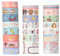 LGEGE Japanisches Cartoon Washi Tape Set, 20 Rollen – 30/15 mm breit, niedliches Kaninchen, Bär, Katze, Banane, Blumenelement-Dekor für Kawaii-Schreibwaren, Scrapbooking-Zubehör, Bullet-Tagebuch