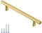 AITITAN 10 Stück Griffe Möbel Schrankgriffe Gold - Küchengriffe 128mm Lochabstand Griffe Für Küchenschränke, Türgriffe Gold and Goldene Griffe