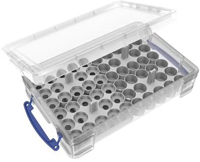 Feldherr Supports de Peinture Plateaux à jetons pour 4l Really Useful Boxes - 56 Pots de Peinture Citadel (12 ML / 18 ML / 24 ML) + matériel de Jeu, Couleur:Grey, Really Useful Boxes:Box 4 l Included