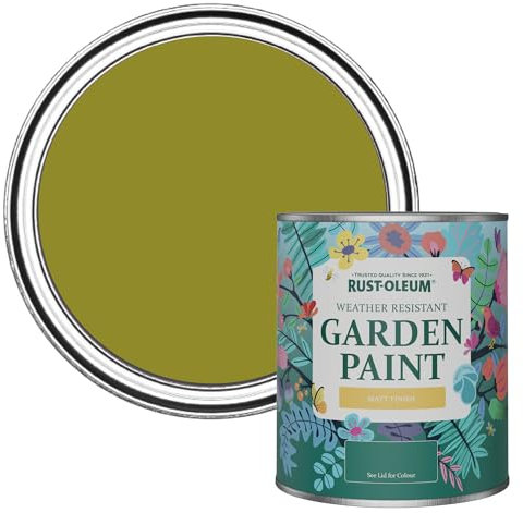 Rust-Oleum Green Mould-Resistant Garden Paint in Matt Finish - Pickled Olive 750ml