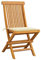 ULUYYUC Beach Chair Gartenstühle Gartensessel Outdoor Strandstuhl Faltbar Leicht - Gartenstühle mit Cremeweißen Kissen 4 STK. Teak Massivholz für Balkon Außenbereich Garten Speisesaal