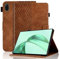 Case for Honor Pad X8a 11 Inch Tablet 2024 Protective Case Premium Leather Folio Smart Case with Auto Sleep/Wake Pen Holder Card Slot for Xiaomi Honor Pad X8a, Brown
