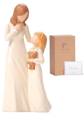 NINNSSOT Mother and Daughter Gifts from Mum, Personalised Mum Birthday Gifts, Mother and Daughter Ornaments Figurines, Mothers Day for Mum, Mother of the Bride Gifts