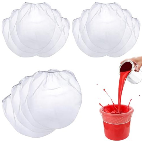 14PCS Paint Strainer Bags,Paint Filters Strainers,for Removing Debris,Blocks and Impurities,Reusable,Suitable for Paint,Liquid Filtration and Home Brewing,Paint Gardening.