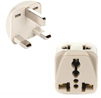 Universal Travel Adapter Worldwide with 2 USB C and 4 USB A Ports, International Travel Plug Adapter Universal Plug Adaptor UK to World, International Adapter for EU, USA, UK, Australia, Thailand etc.