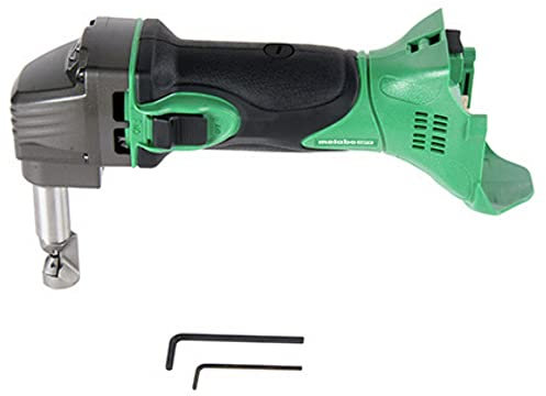 Metabo HPT 18V MultiVolt™ Cordless Nibbler | Tool Only - No Battery | for Ribbed Metal Panels | 180 Degree 3-Stop Die Holder | CN18DSLQ4