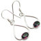 SilverStarJewel Sterling Silber Mystischer Topas tcw 2,0 Ohrringe 3,3 cm Muttertag Umsätze Großhandel Geschenk