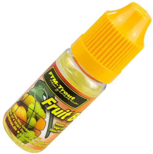 FTM Fruit Bomb Öl - 10ml Fischlockstoff für Forelle, Locköl zum Forellenangeln, Lockmittel zum Angeln