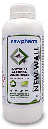 INSETTICIDA e ACARICIDA 1 LT New-Wall Cipermetrina 92% Tetrametrina 95%