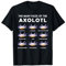 Axolotl Mexican Walking Fish Cute Amphibian Axolotl Faces T-Shirt