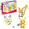 MEGA Pokémon Pikachu Evolution Trio - Bauset mit beweglichen Pichu-Entwicklungen, beeindruckende Fähigkeiten, für Kinder ab 6 Jahren, GYH06