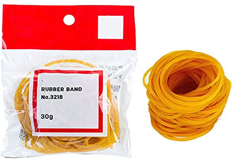 WYAN 100Pcs Rubber Bands, Elastic Stretch Bands, Stretchable Rubber Bands are Used for Home, School, Office, Bank Binding