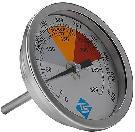 ANCLLO Flaming Coals ReCalibratable BBQ Smoker Thermometer Messgerät