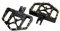 Motorrad Fußstützen Fußrasten Breit Fat Trittbretter Vorne Hinten Fußstütze Pedal Für Softail Für Fatboy Für Street Für Bob Für Breakout Für Slim Footpads Foot Peg (Farbe : B, Size : Front)