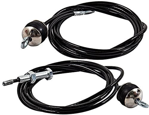 GYM MASTER Set of 2 Spare Replacement Cables for the GM3 Power Rack Cable System - For 206cm GM3 Pulley System
