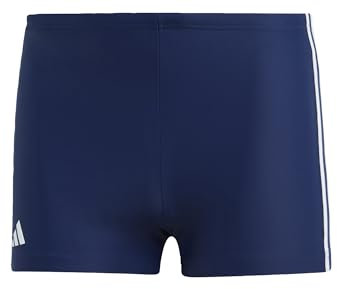 adidas Uomo Classic 3-Stripes Swim Boxers, Team Navy Blue 2 / White, 26