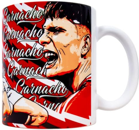 Manchester Football Legends of United Alejandro Garnacho Ceramic Mug