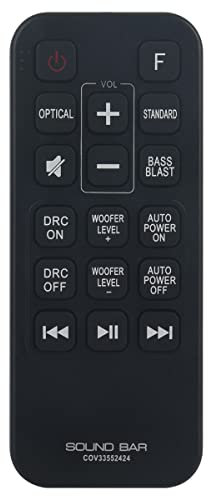 COV33552424 VINABTY Ersatz Infrarot IR Fernbedienung für LG SJ2 Sound Bar Heimkino-System SJ2