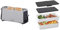 Cloer 3710 Langschlitztoaster für 4 Toastscheiben + Cloer 800S1-1 Lunch Care System - Bento Box