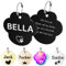MéDaille Identification Pour Animaux De Compagnie - Plaque PersonnaliséE Pour Chien Et Chat Avec IcôNe & 5 Lignes De Texte Gravé En Acier Inoxydable Medaille Chien,Patte