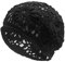 ZLYC Damen-Beanie, Schwarz gestrickt, Einheitsgröße