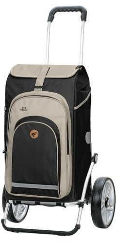 ANDERSEN Einkaufstrolley - Royal Shopper Hydro 2.1 schwarz 62 L Bike, Einkaufsroller, Rucksack, Thermo, Aluminium, klappbar, Kugellagerad