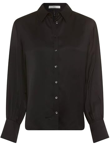 BRAX Damen Style Vic Shiny Viscose Langarm Bluse