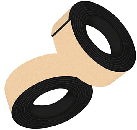 Selbstklebende Tischfuß Pads aus Eva, 2 Rollen Schwarz, 5 cm