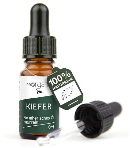 NeoOrganic® Bio Kiefernadelnöl (Pinus Sylvestris) 100% naturreines ätherisches Bio Kiefernöl - 10ml