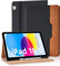 Vkooer Custodia per iPad 10 Generation Cover Protettiva Pelle PU - iPad 10.9 pollici 2022 con Auto Svegliati/Sonno e Supporto Funzione Flip Tasca Case, Nero