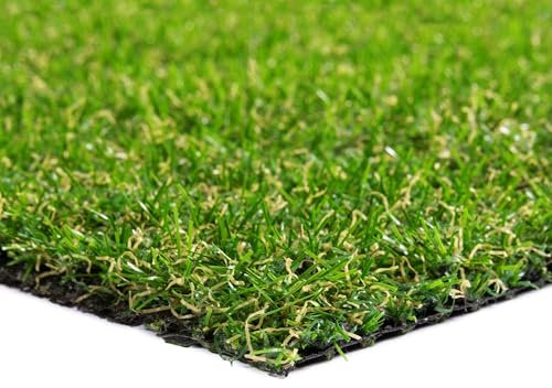 Steffensmeier Sonderposten Kunstrasen | 1m und 2m Breite | Grün | Florhöhe: 18 mm | Größe: 200x1000 cm