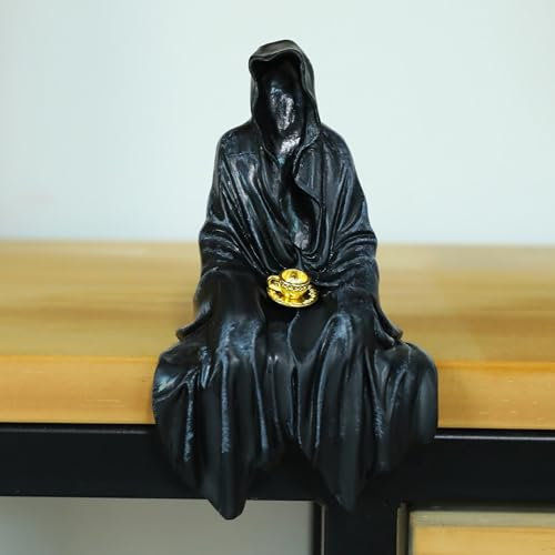 ASVP Shop Suriel Figur Statue - Suriel Acotar - Tod mit Tasse Tee - Spill The Tea
