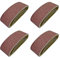 EETOOLS - 60 x 400 mm Mixed Grade Sanding Belts, P40, P60, P80, P120, Set of 20 belts