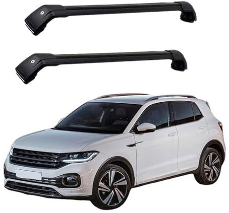YJTYC Dachträger, Universal Dachträger für T-Cross, eine offene Reling, Top-Performance Dachträger, Dachrelings mit Abstand,B