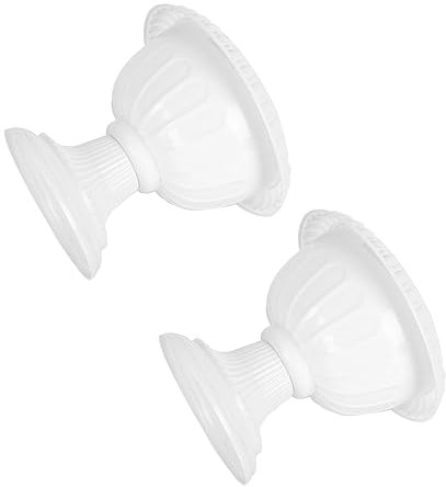 INOOMP 2stücke Kunststoff Blumentöpfe Elegante Europäische Blumentöpfe Für Haustür-Dekoration Gartenpflanzen Oder Innenräume Langlebig Und Stabil Für Frühlingsstimmung