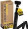 BikePeak Federsattelstütze Ø wählbar 27.2/30.9/31,6 mm | 350mm lang schwarz inkl. 4 Wechselfedern für jedes Gewicht von <65kg-120kg einstellbar (Länge 350 mm, Ø 27,2 mm)