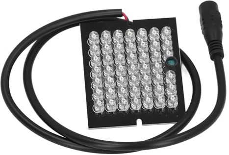 940nm Infrared Camera Lamp Board 48 LEDs Automatic Sensing Night Vision Auxiliary Light for CCTV Security Camera DC12V, for Camera CCTV Infrared, Led Bulbs