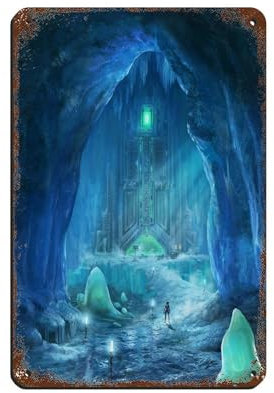 KJUFE Poster Video Games Subnautica Below Zero, Vintage-Blechschild, Metall, Pub, Club, Café, Bar, Zuhause, Wandkunst, Dekoration, Poster, Retro, 20 x 30 cm