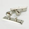 UNDERGROUND PARTS Bellport New York Solid Brass Polished Nickel Round Knobs Door Handles on Bathroom Lock Backplate