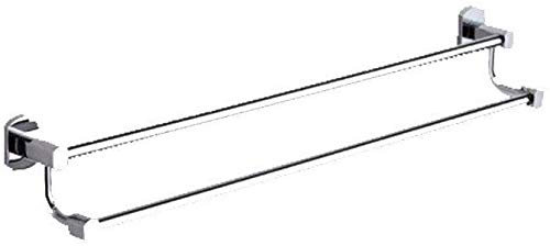 Handtuchhalter Handtuchstange Handtuchhalter Handtuchhalter Handtuchstange-Modernes Kupfer Kupfer Verchromt Doppelschichtiger, verdickter Rack/Silber/60 cm