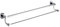 Handtuchhalter Handtuchstange Handtuchhalter Handtuchhalter Handtuchstange-Modernes Kupfer Kupfer Verchromt Doppelschichtiger, verdickter Rack/Silber/60 cm