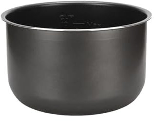CEPAIXN Revestimiento For Olla A Presión Eléctrica De 4 L, 5 L Y 6 L, Antiadherente, Color Negro, Cristal, Compatible con Midea(6L)