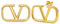 V Ohrringe Gold, Goldene Ohrringe Damen, Ohrstecker Gold Buchstabe V Geometrische, Ohrstecker Schmuck Damen Geschenke für Frauen Geburtstage Valentinstag Jahrestag Weihnachten