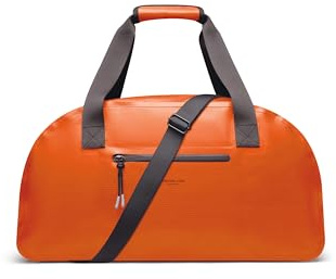 Leichte DuoSeal Duffel – Orange Flame – DuoSeal Duffel: wasserdicht (> 20.000 mm), reisebereit. Verstellbarer Riemen + Außentasche mit Reißverschluss. Bleiben Sie unterwegs trocken