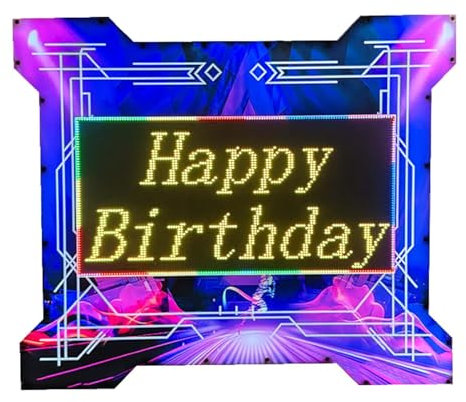 HCAUYNN Cartel De Servicio VIP Personalizable, con Letras Led para Botellas con Formas Especiales, con Cambio De Color Y Letras Intercambiables