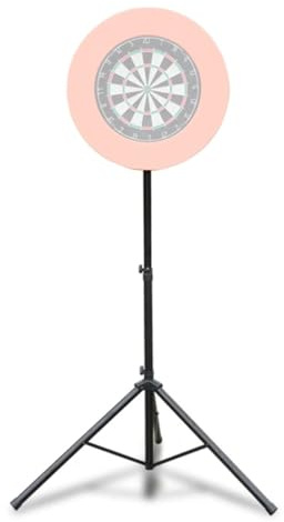 Dartständer Stativ für Dartscheibe höhenverstellbar 140-195 cm PL38 schwarz