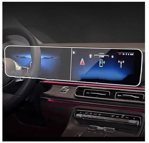 Navigation Displayschutzfolie Für V-Klasse W447 2024 2025 Auto Displayschutzfolie Aus Gehärtetem Glas Radio GPS Navigation Kratzschutzfolie