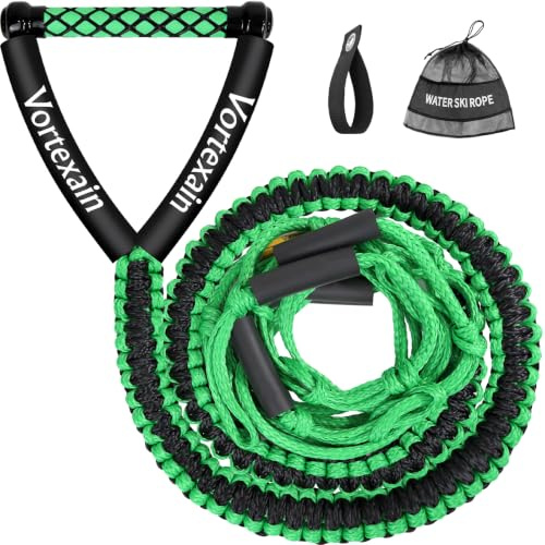 Vortexain Wakesurf rep med handtag, 7,6 m linjer för wakeboarding vattenskidor och wakesurfing